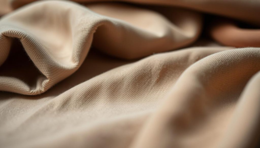 A high-quality, close-up shot of various fabric swatches and clothing materials associated with Nekfeu's merchandise line. The foreground features a selection of soft, luxurious fabrics like brushed cotton, fleece, and premium jersey, showcasing their rich textures and natural color tones. The middle ground highlights the precise stitching, reinforced seams, and attention to construction details that define the craftsmanship of Nekfeu's apparel. The background softly blurs, allowing the viewer to focus on the tactile, premium qualities of the materials. Evenly diffused lighting accentuates the depth and dimensionality of the fabrics, creating a sense of depth and premium quality. The overall mood is one of elevated, understated sophistication that reflects Nekfeu's design aesthetic. A high-quality, close-up shot of various fabric swatches and clothing materials associated with Nekfeu's merchandise line. The foreground features a selection of soft, luxurious fabrics like brushed cotton, fleece, and premium jersey, showcasing their rich textures and natural color tones. The middle ground highlights the precise stitching, reinforced seams, and attention to construction details that define the craftsmanship of Nekfeu's apparel. The background softly blurs, allowing the viewer to focus on the tactile, premium qualities of the materials. Evenly diffused lighting accentuates the depth and dimensionality of the fabrics, creating a sense of depth and premium quality. The overall mood is one of elevated, understated sophistication that reflects Nekfeu's design aesthetic.